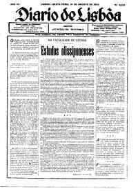 Sexta, 31 de Agosto de 1934 (1ª edição)