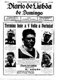 Domingo,  2 de Setembro de 1934 (1ª edição)