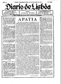 Segunda, 22 de Outubro de 1934 (1ª edição)