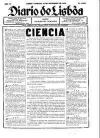 Sábado, 10 de Novembro de 1934