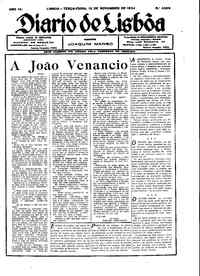 Terça, 13 de Novembro de 1934