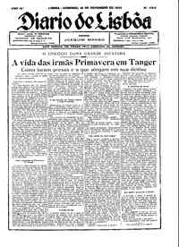 Domingo, 18 de Novembro de 1934