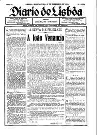 Quinta, 13 de Dezembro de 1934