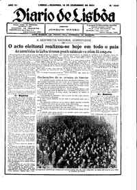 Domingo, 16 de Dezembro de 1934