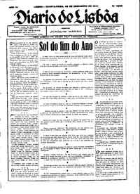 Quarta, 26 de Dezembro de 1934