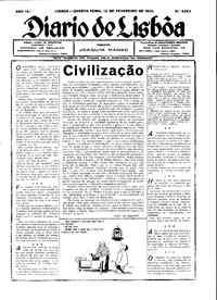 Quarta, 13 de Fevereiro de 1935