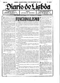 Quarta,  4 de Setembro de 1935 (1ª edição)