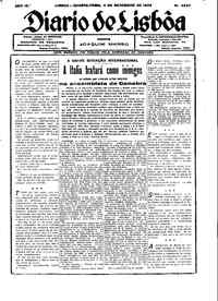 Quarta,  4 de Setembro de 1935 (2ª edição)