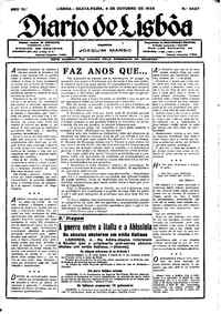 Sexta,  4 de Outubro de 1935 (1ª edição)