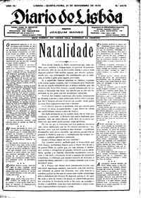 Quinta, 21 de Novembro de 1935