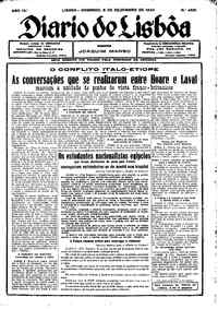 Domingo,  8 de Dezembro de 1935