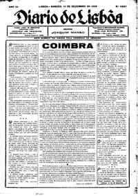 Sábado, 14 de Dezembro de 1935 (1ª edição)