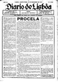 Quinta, 19 de Dezembro de 1935 (2ª edição)