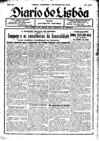 Domingo,  1 de Março de 1936