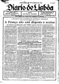 Domingo,  8 de Março de 1936