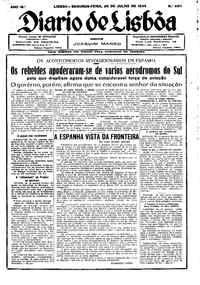 Segunda, 20 de Julho de 1936 (2ª edição)