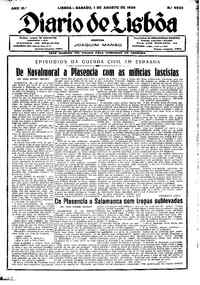 Sábado,  1 de Agosto de 1936