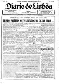 Domingo,  2 de Agosto de 1936