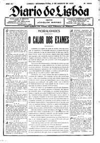 Segunda,  3 de Agosto de 1936