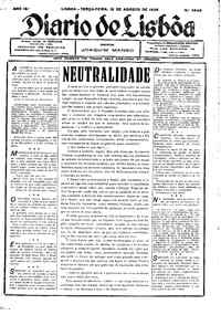 Terça, 18 de Agosto de 1936