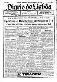 Domingo, 20 de Setembro de 1936 (2ª edição)