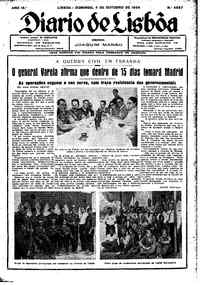 Domingo,  4 de Outubro de 1936 (1ª edição)