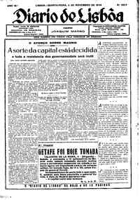 Quarta,  4 de Novembro de 1936 (1ª edição)