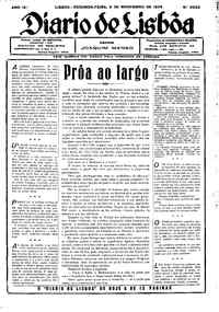 Segunda,  9 de Novembro de 1936