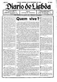 Sábado, 19 de Dezembro de 1936