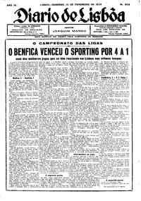 Domingo, 14 de Fevereiro de 1937