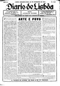 Segunda, 22 de Fevereiro de 1937