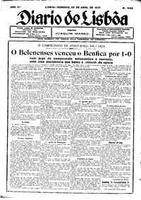 Domingo, 25 de Abril de 1937