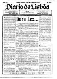 Sábado, 11 de Setembro de 1937