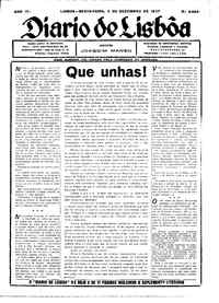 Sexta,  3 de Dezembro de 1937