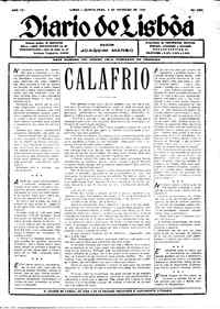 Quinta,  3 de Fevereiro de 1938 (1ª edição)