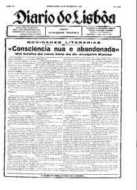 Quarta, 26 de Outubro de 1938