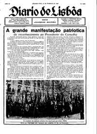 Segunda, 27 de Fevereiro de 1939 (2ª edição)