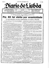 Sexta,  3 de Março de 1939