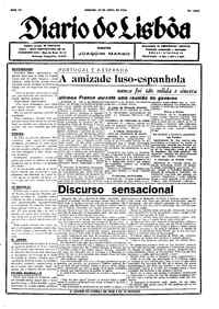 Sábado, 29 de Abril de 1939