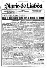 Domingo,  7 de Maio de 1939 (2ª edição)