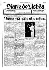 Domingo,  2 de Julho de 1939 (1ª edição)