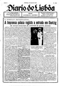 Domingo,  2 de Julho de 1939 (2ª edição)