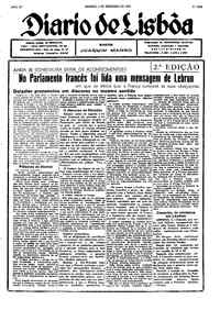 Sábado,  2 de Setembro de 1939 (2ª edição)