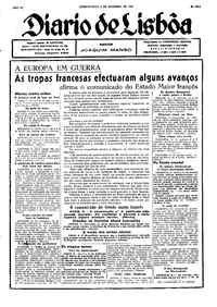 Quarta,  6 de Setembro de 1939