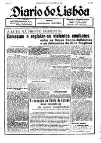 Segunda, 11 de Setembro de 1939 (2ª edição)
