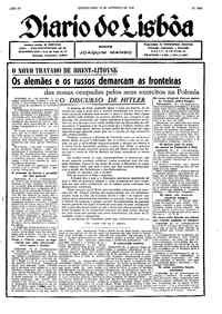 Quarta, 20 de Setembro de 1939