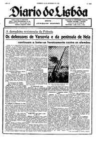 Domingo, 24 de Setembro de 1939 (1ª edição)