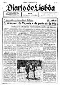 Domingo, 24 de Setembro de 1939 (2ª edição)
