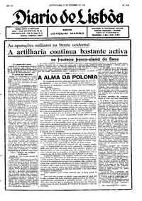 Quarta, 27 de Setembro de 1939