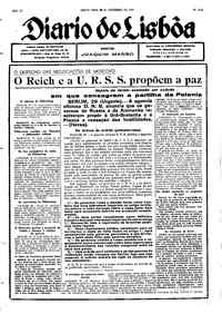Sexta, 29 de Setembro de 1939